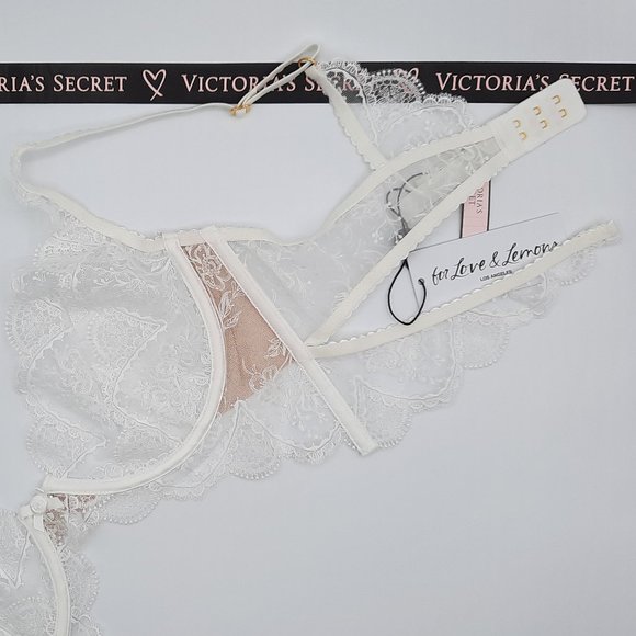 FOREVER BRA For Love and Lemons RARE White VS Wedding Bridal Collection - Picture 12 of 14